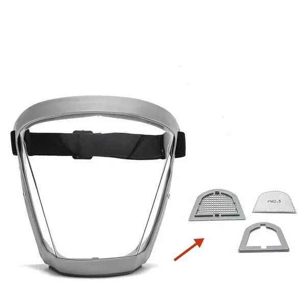 Face shield mask transparent – occupational safety | Bowlift