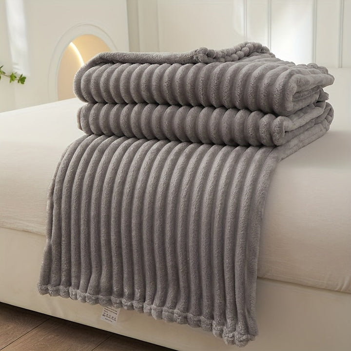 BowLift | Soft Plush Blanket with Rib Pattern