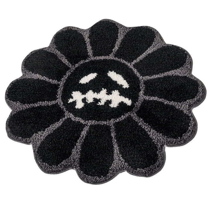 BowLift | Retro Rainbow Smiling Face Tufted Rug
