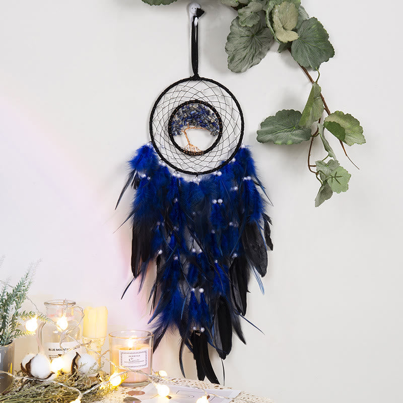 BowLift | Frendorf Crystal Tree of Life Feather Glow Dreamcatcher