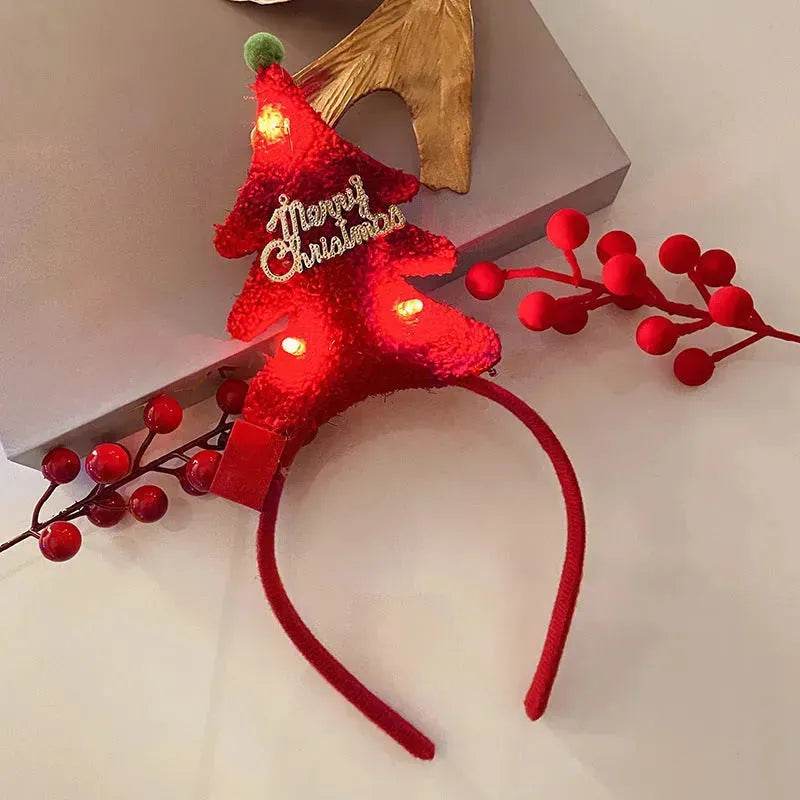 BowLift | Christmas With Light Headband Snowflake Women's