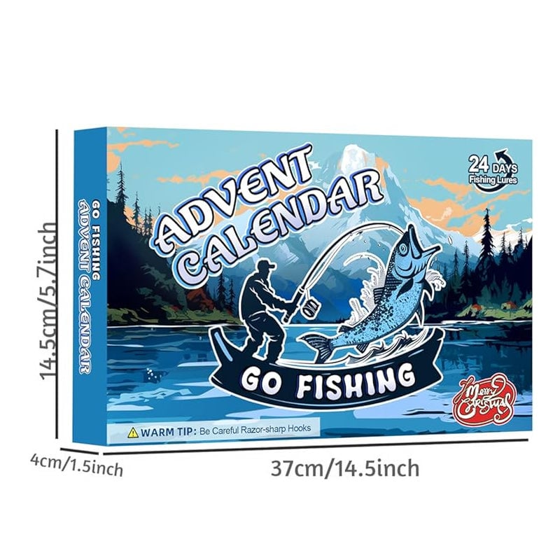 BowLift | 24 Days Christmas Countdown Fish Tackle Set