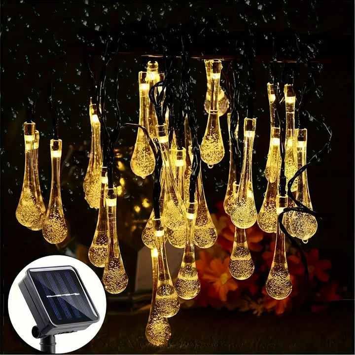 BowLift | Solar flower light chain for the garden