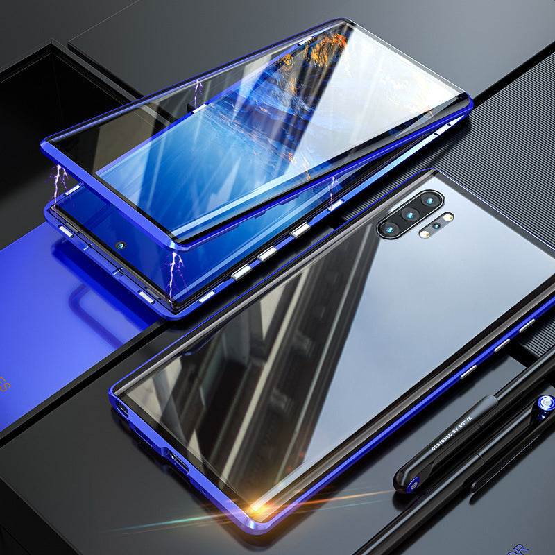 BowLift | Magnetic tempered glass double-sided phone case for Samsung and iPhone