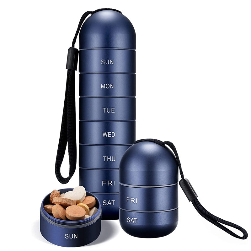 BowLift | 7-Day Portable Pill Organizer for Travel