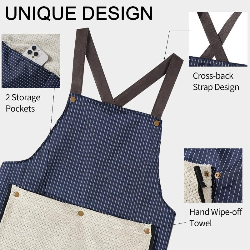 Cross Back Work Apron Bowlift