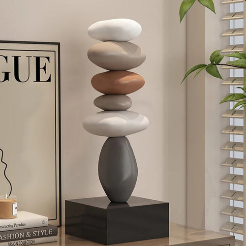 BowLift | StoneBalance - Modern stable stone sculpture