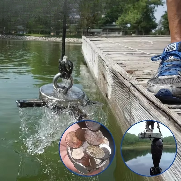 BowLift | Ultimate Dual-Sided Magnet Fishing Kit with Durable Carrying Case
