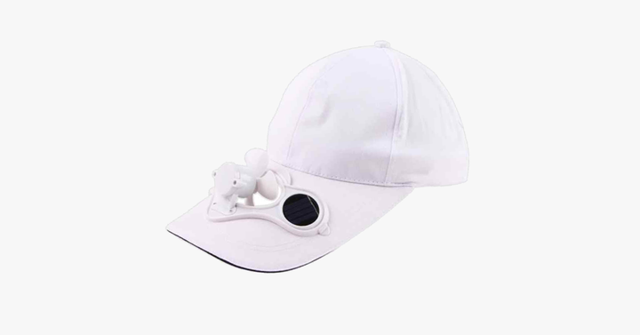 Solar Powered Cooling Fan Hat | Bowlift
