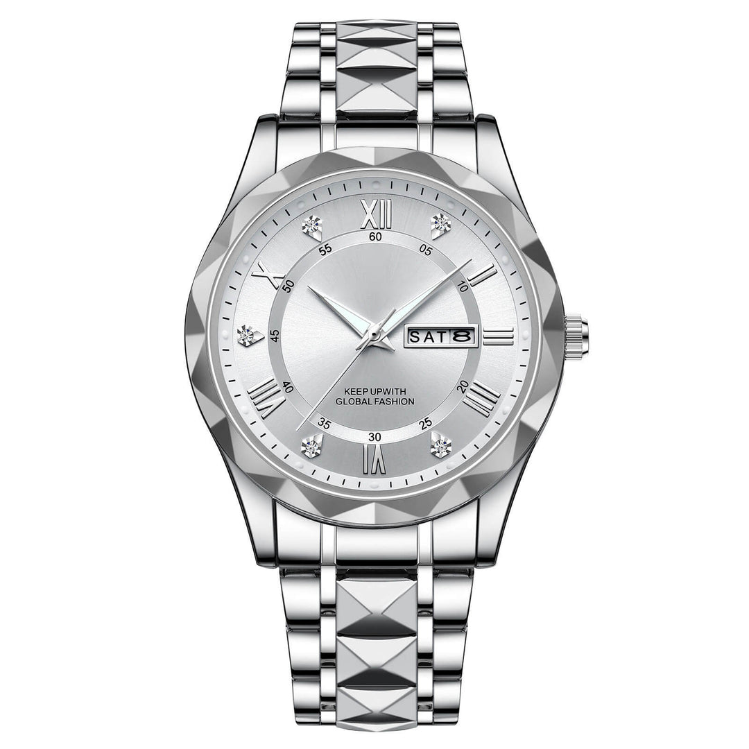 BowLift | Waterproof Luminous Stainless Steel Two-tone Quartz Men's Watch