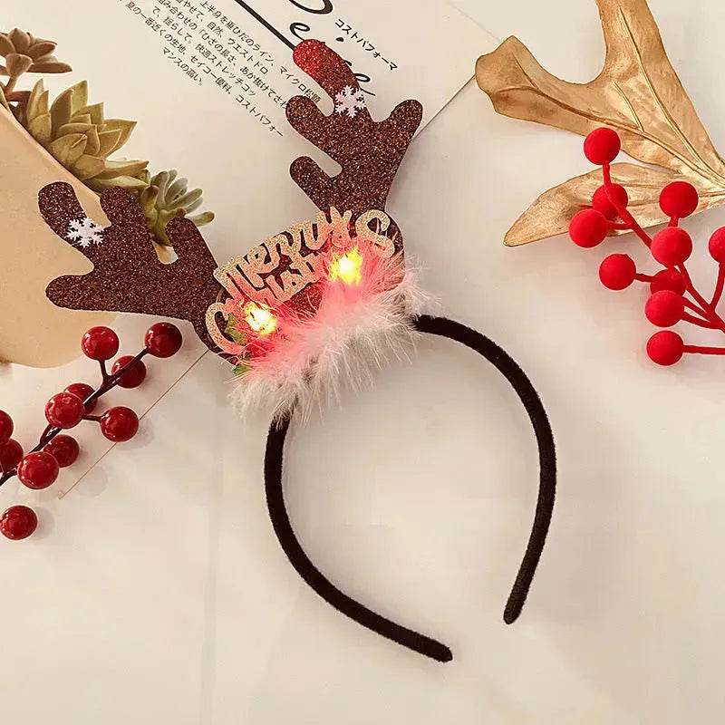 BowLift | Christmas With Light Headband Snowflake Women's