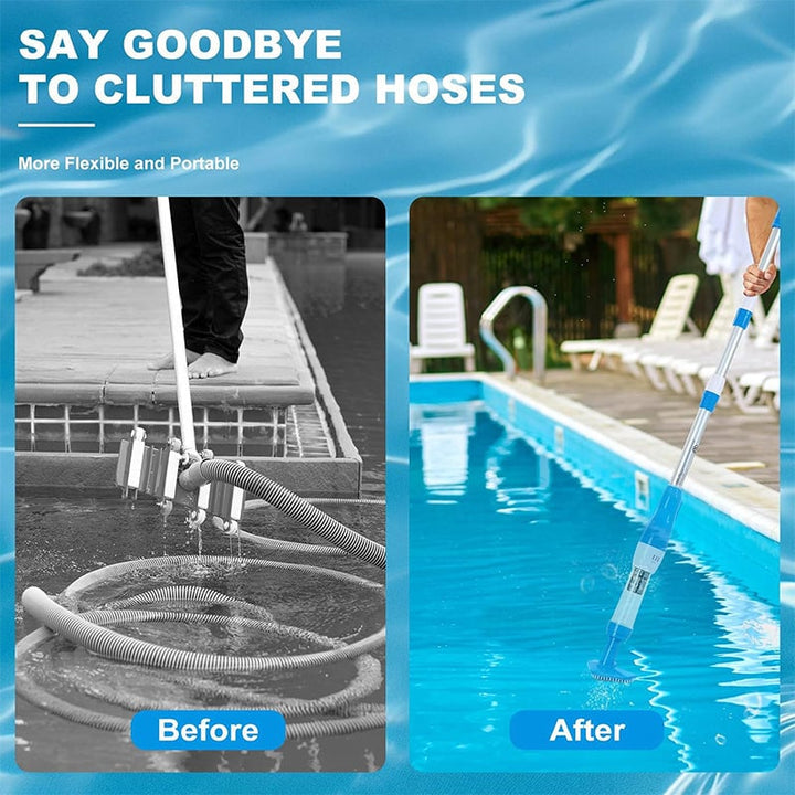 BowLift | US Standard - 3in1Cordless Rechargeable Powerful Motor Swimming Pool Vacuum Cleaner