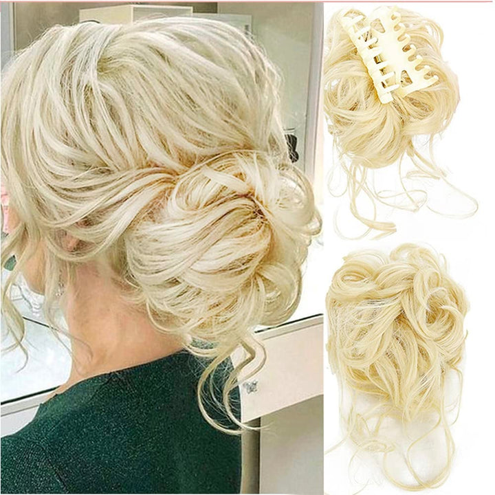 Curly Bun Hair Claw Clips Bowlift