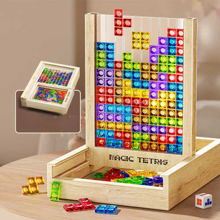 BowLift | Magical Tetris Game Made of Wood (Standard Model)