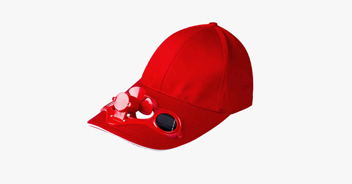 Solar Powered Cooling Fan Hat | Bowlift
