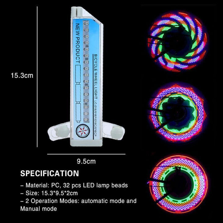 BowLift | 3DBicycle Spoke LED Lights