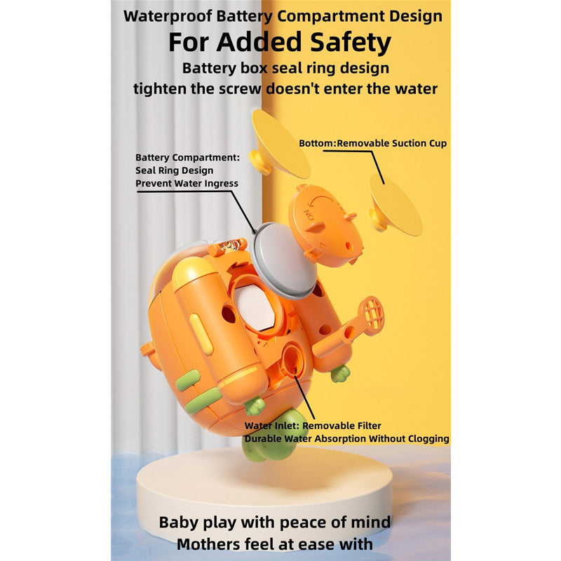 BowLift | Electric Submarine Boat Shower Baby Bath Toys