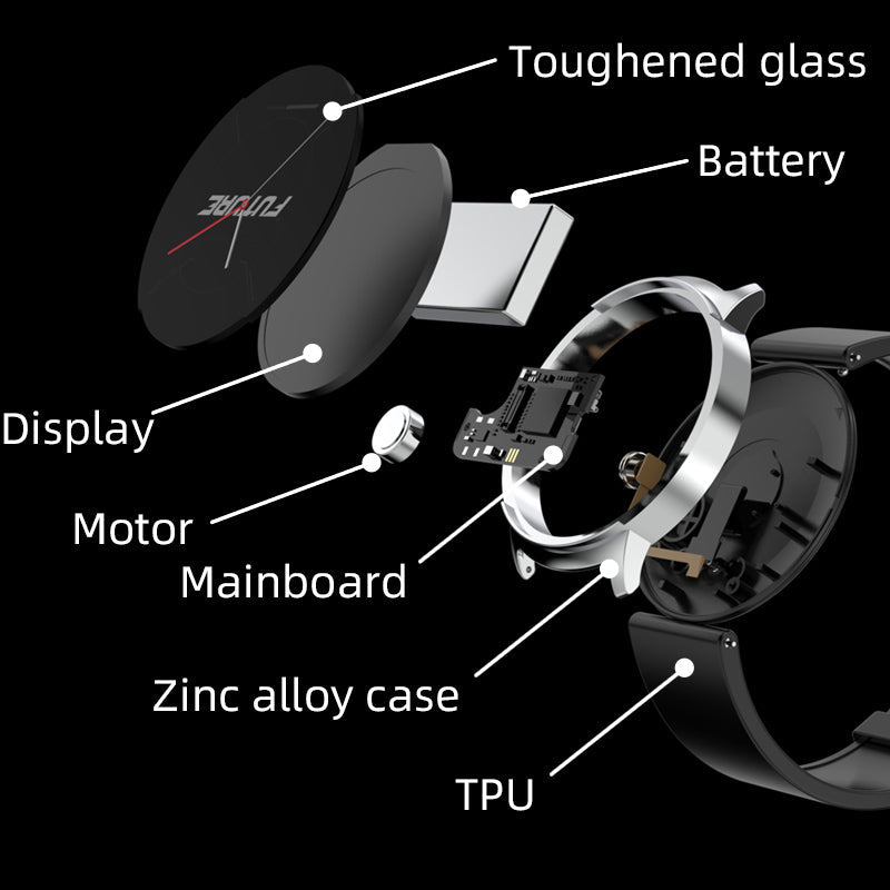 BowLift | BCKS02 Blood sugar meter Blood oxygen Blood pressure Heart rate Bluetooth Smartwatch