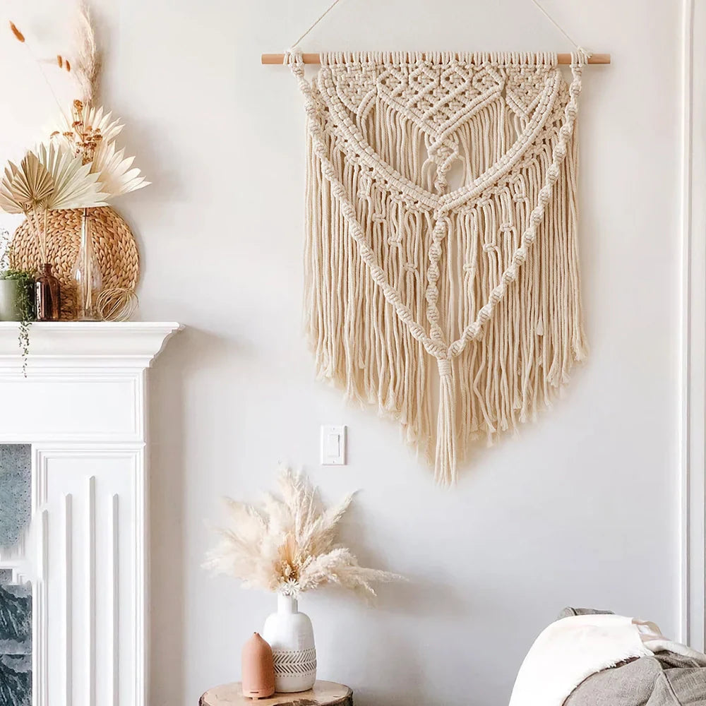 BowLift | Beige Tapestry for Modern Minimalist Decor