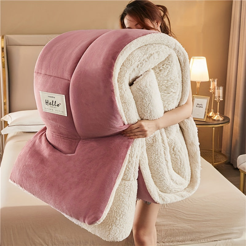 Three-layer, cuddly comfort blanket for cold nights – extra warm and soft | Bowlift