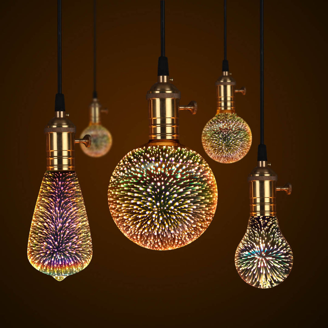 BowLift | 3D Fireworks LED Light Bulb