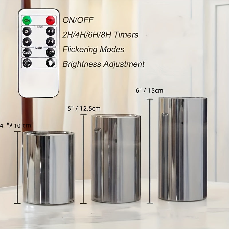 FlameFree LED Candle Set – Stylish Ambient Lighting for Indoor and Outdoor Bowlift
