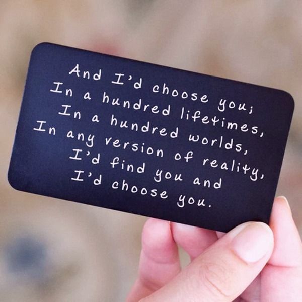 BowLift | Anniversary gifts for couples, long-distance use wallet card for him