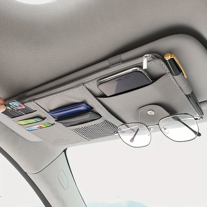 Sunscreen Organizer Car made of PU Leather | Bowlift