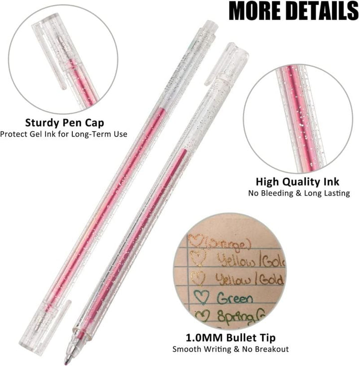 BowLift | Sparkle Joy Gel Pens – Smooth Glitter Ink for Precise Artwork