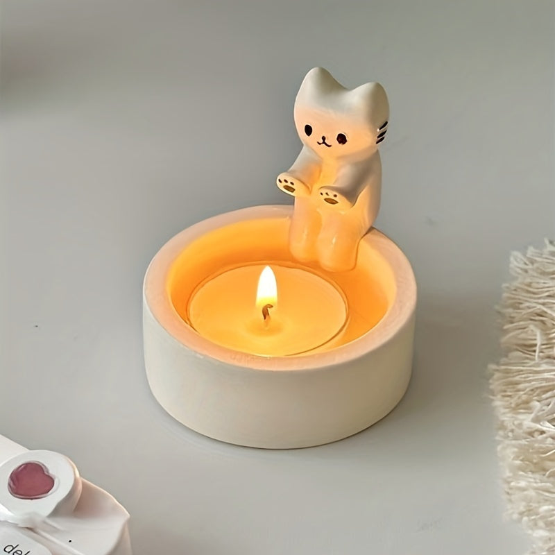 CharmingCat - Playful Resin Candle Drawer for Organization Bowlift