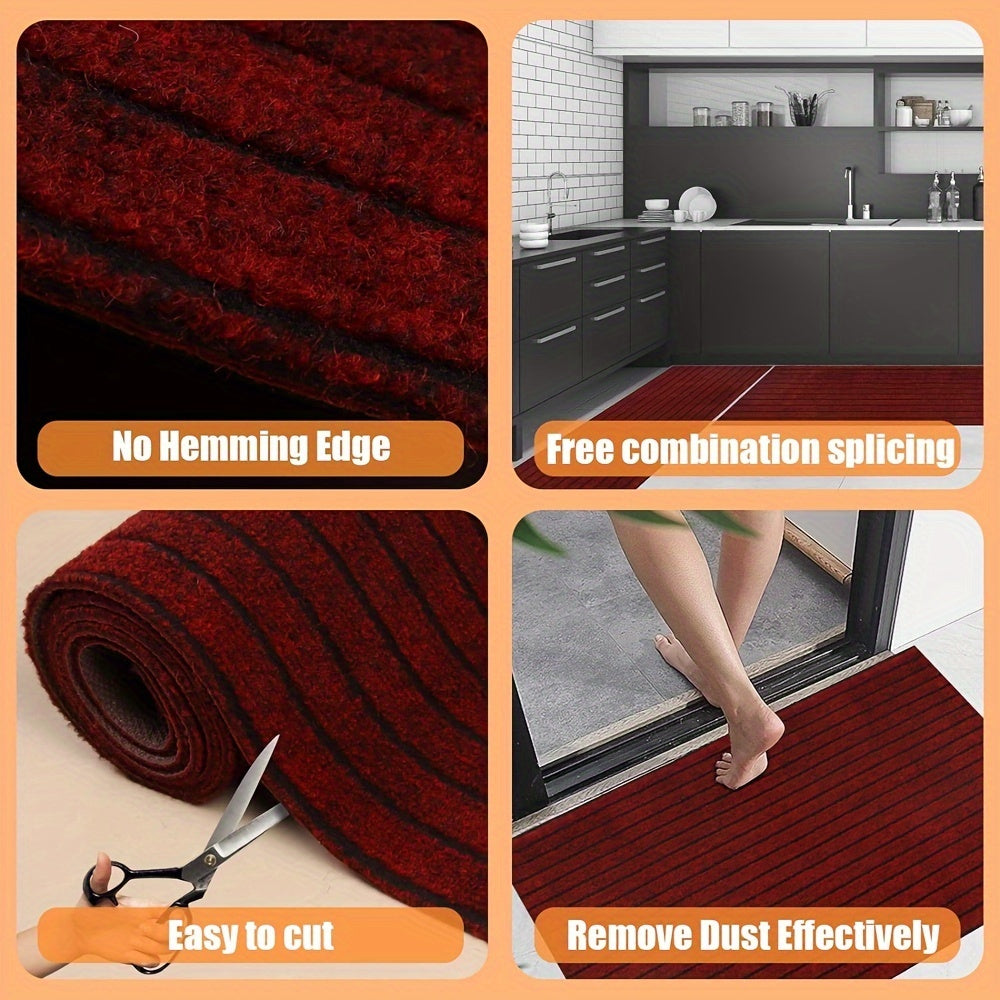 Non-slip Long Runner - WashaBowlifte Carpet with Rubber Backing for Indoor & Outdoor | Perfect for Hall & Balcony | Bowlift