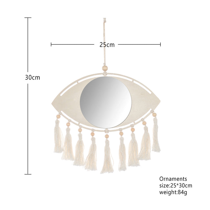 BowLift | Boho Macrame Eye Mirror Wall Decor