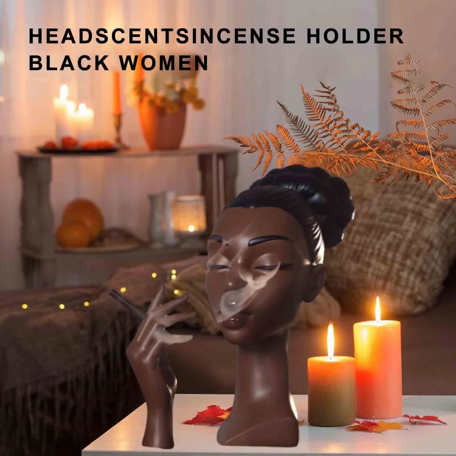 BowLift | Head Incense Burner Black Woman