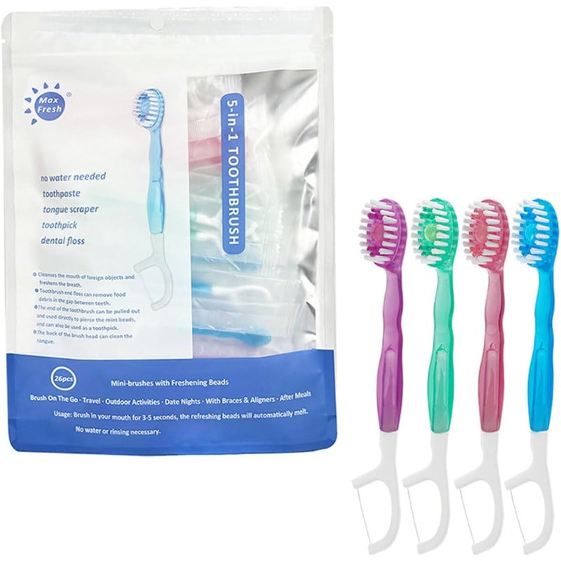 BowLift | 5-in-1 Portable Travel Toothbrush