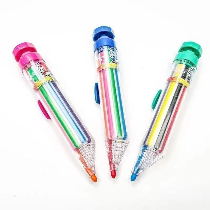 BowLift | 8-in-1 Colored Pencil for Kids – Compact, safe, versatile