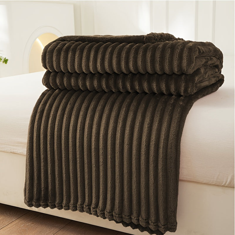 BowLift | Soft Plush Blanket with Rib Pattern