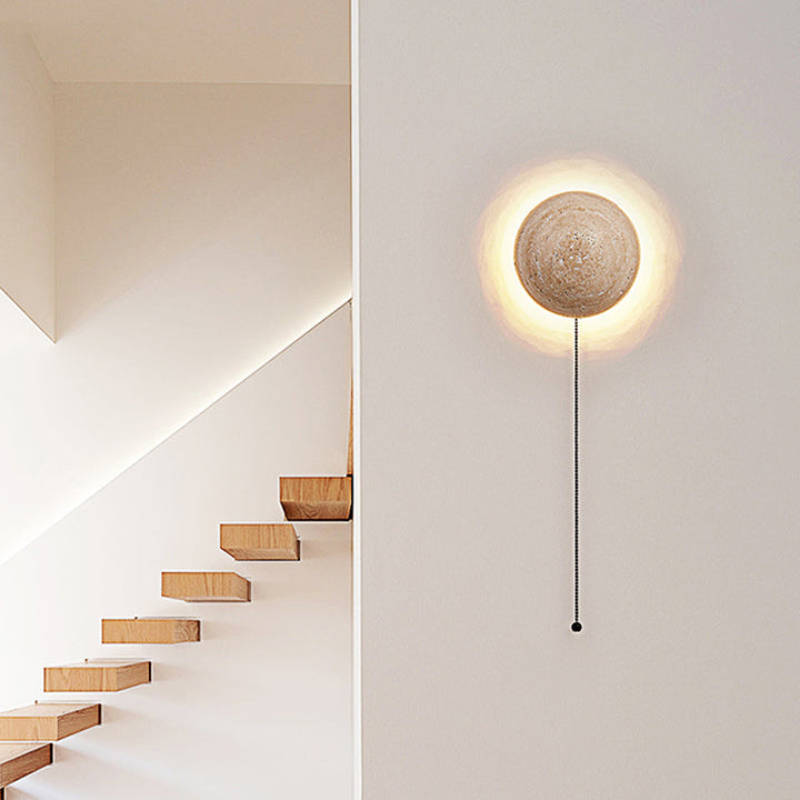 BowLift | Cream wall lamp in Scandinavian style providing cozy light and elegant simplicity