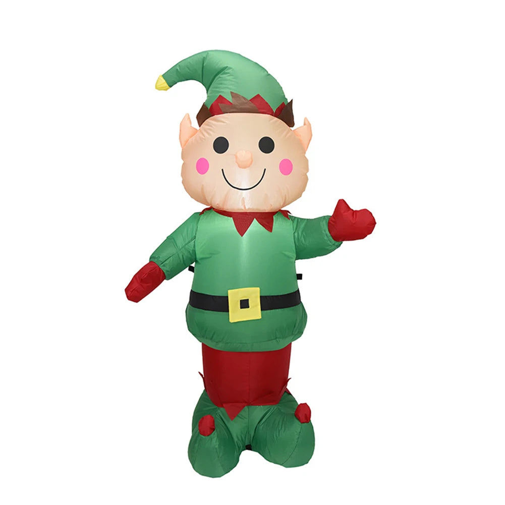 BowLift | Glowing LED Inflatable Christmas Tree & Elf – Festive Outdoor Ornament for Magical Parties & New Year Cheer