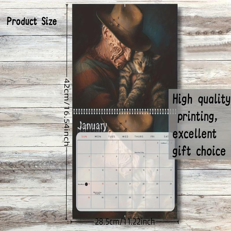 BowLift | Horror Cat Wall Calendar