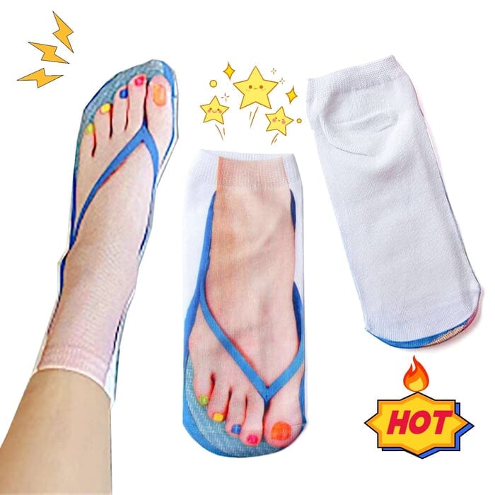 BowLift | Super Comfy Manicure Print Socks