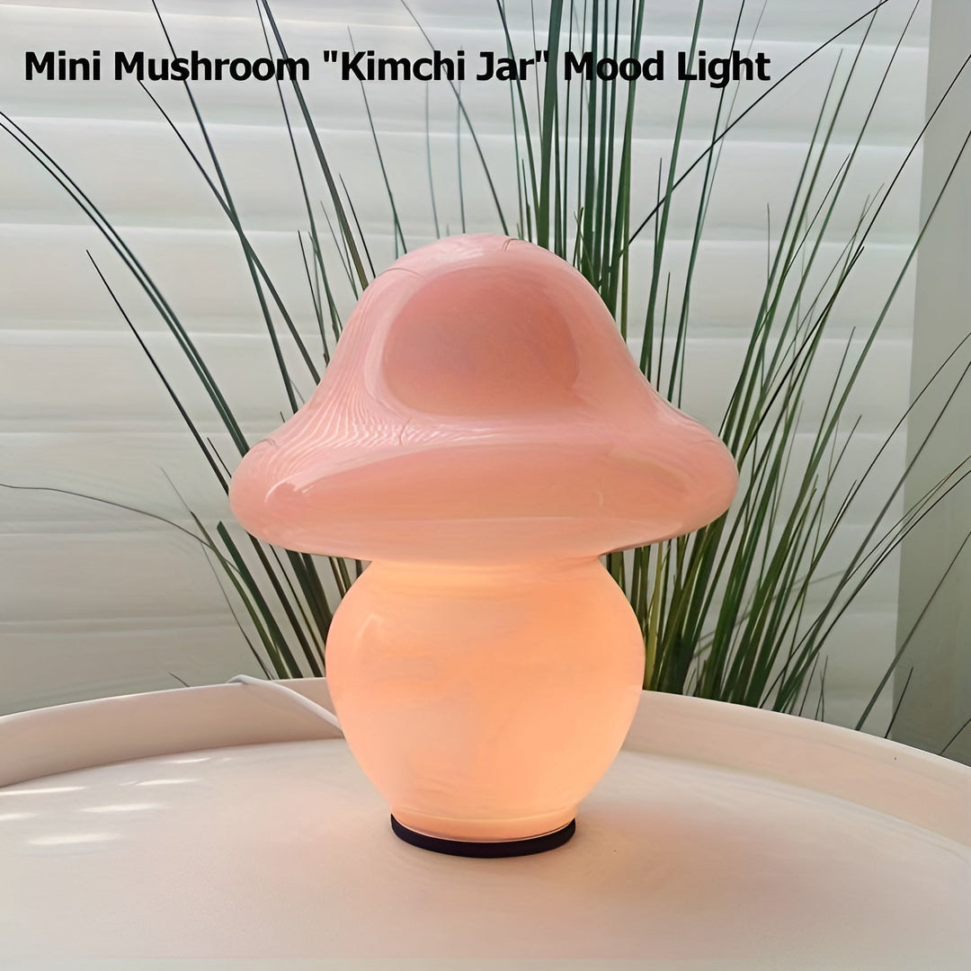 BowLift | MushroomDream Lamp – Enchanting Glass Lighting with Mushroom Pattern