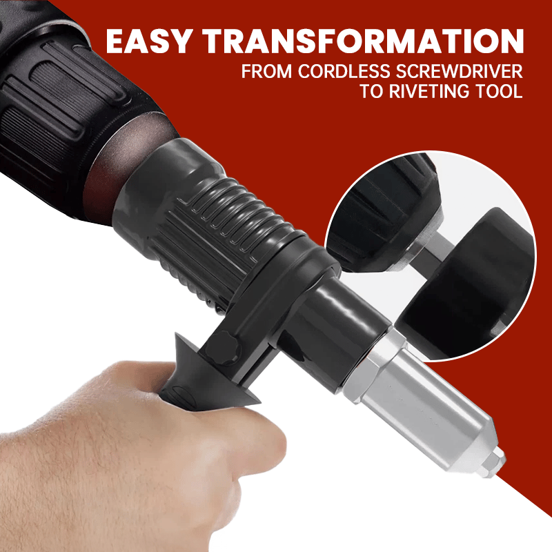 ProGrip — Turn your cordless screwdriver into a precise power machine for effortless riveting without exhaustion | Bowlift