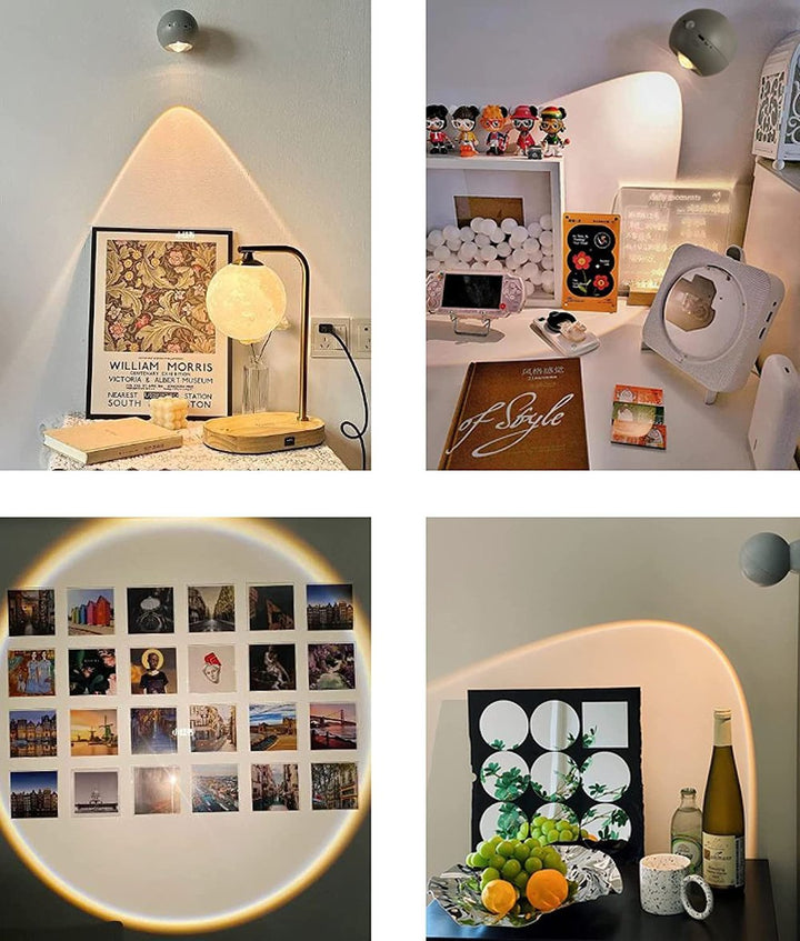 BowLift | Sunset Glow Wall Light — Rechargeable Dimmable Mood Lighting