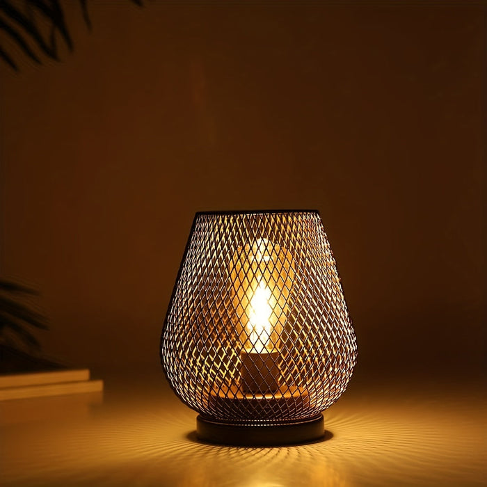 BowLift | AuroraMesh Table Lamp Set – Industrial Style with Warm Ambient Lighting