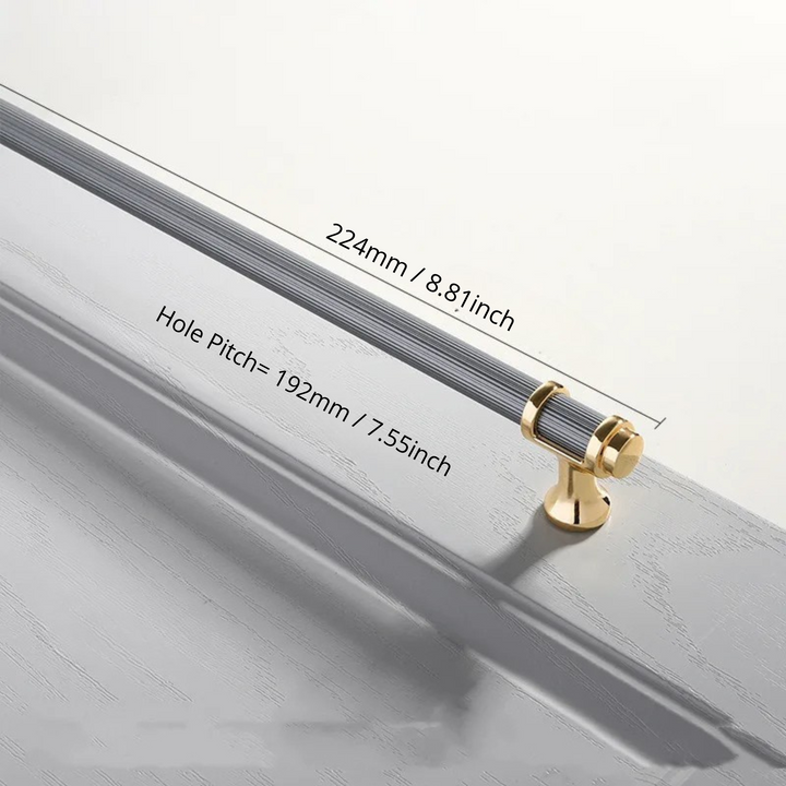 Cabinet Drawer Handle, Double Color Long Door Handle | Bowlift