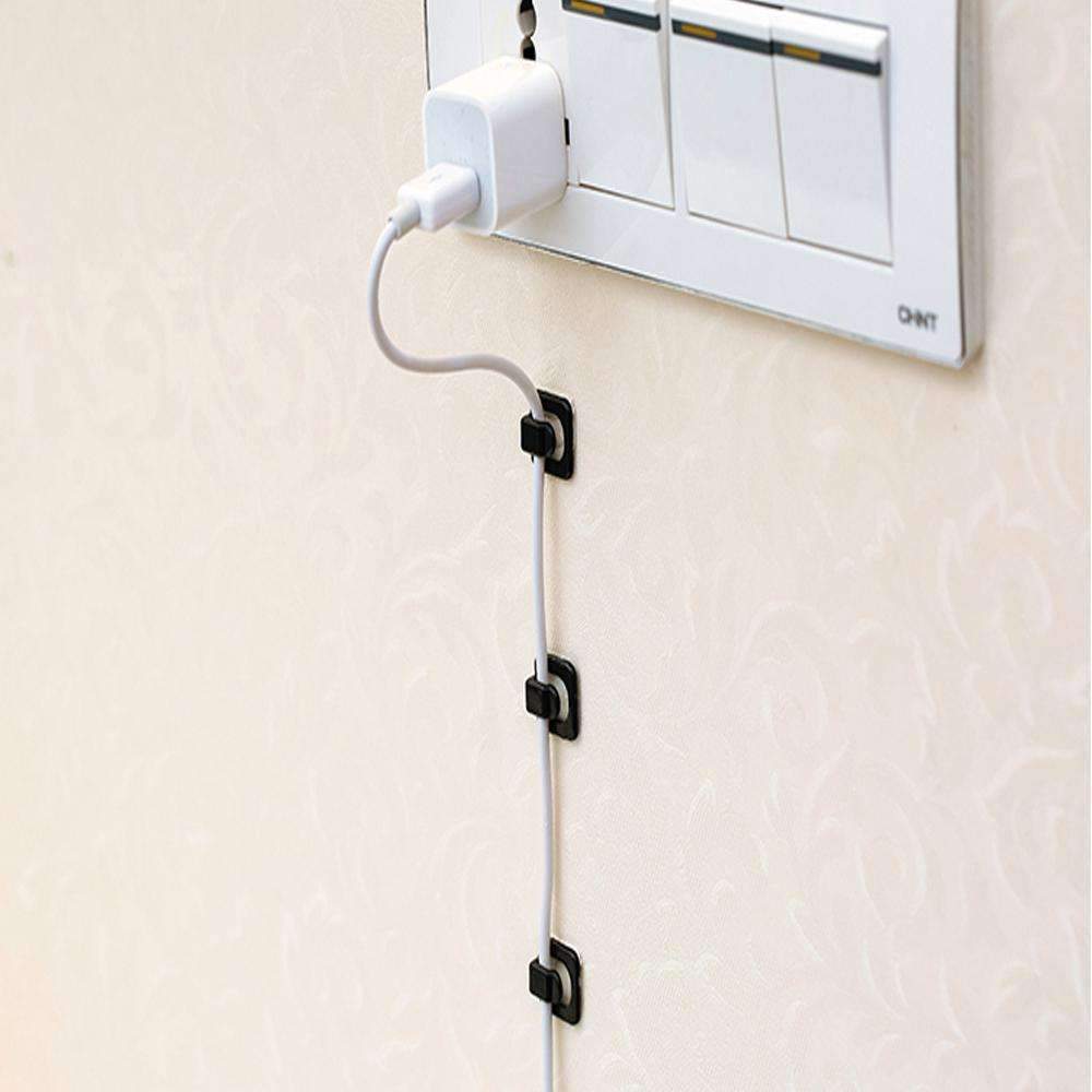 BowLift | Cable Cord Wire Line Organizer - Plastic Clips Ties Fixer Fastener Holder