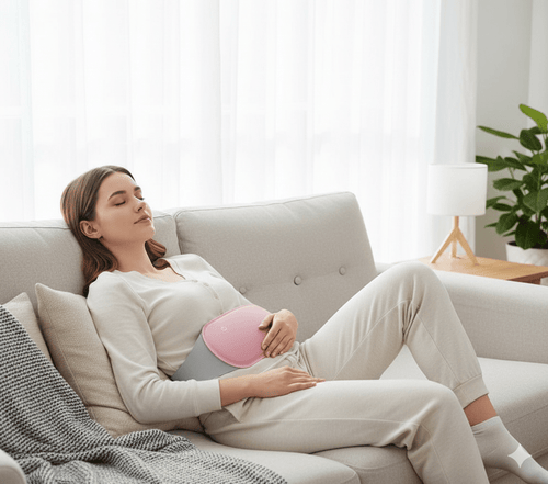 BowLift | CALMCORE – Electric Abdominal Heating Pad with Heat & Vibration