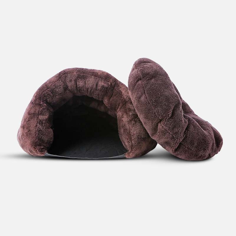 Calming Cave Dog Bed - CozyCave Retreat Bowlift