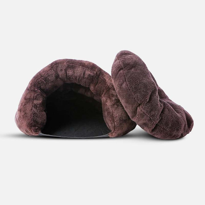 Calming Cave Dog Bed - CozyCave Retreat Bowlift
