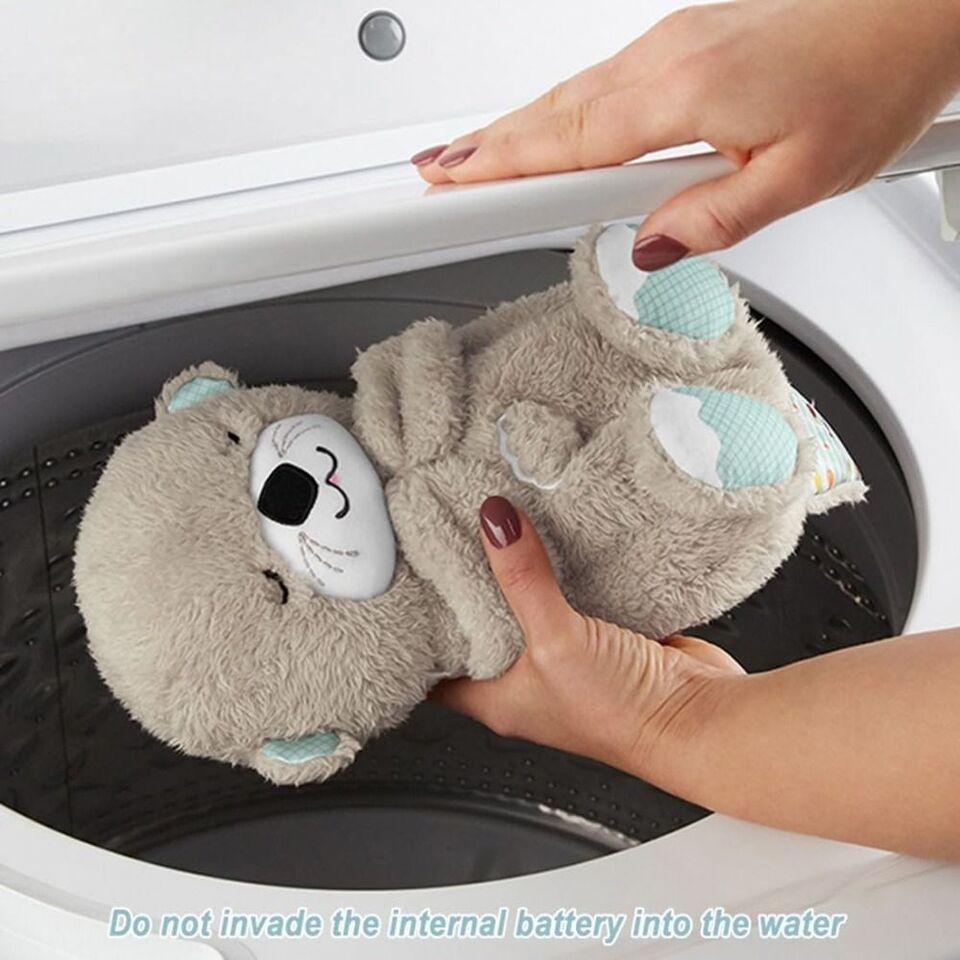 BowLift | Calmaura - Breathing Otter Plush Relaxation companion with soothing vibrations and calming light